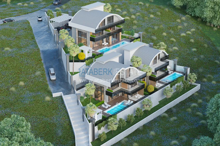 Nowy projekt w Alanyi - kompleks elitarnych willi z panoramicznym widokiem 4 