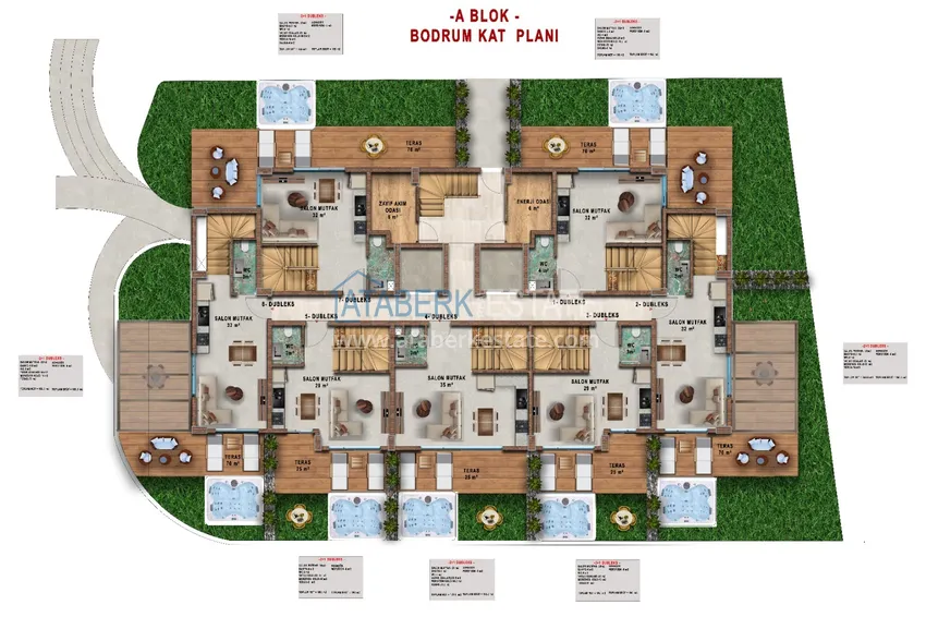 Kupuj taniej Unikalny projekt kompleksu mieszkalnego w rejonie Turkler - Alanya 3 