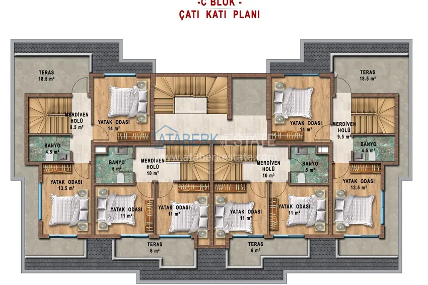 Kupuj taniej Unikalny projekt kompleksu mieszkalnego w rejonie Turkler - Alanya 9 