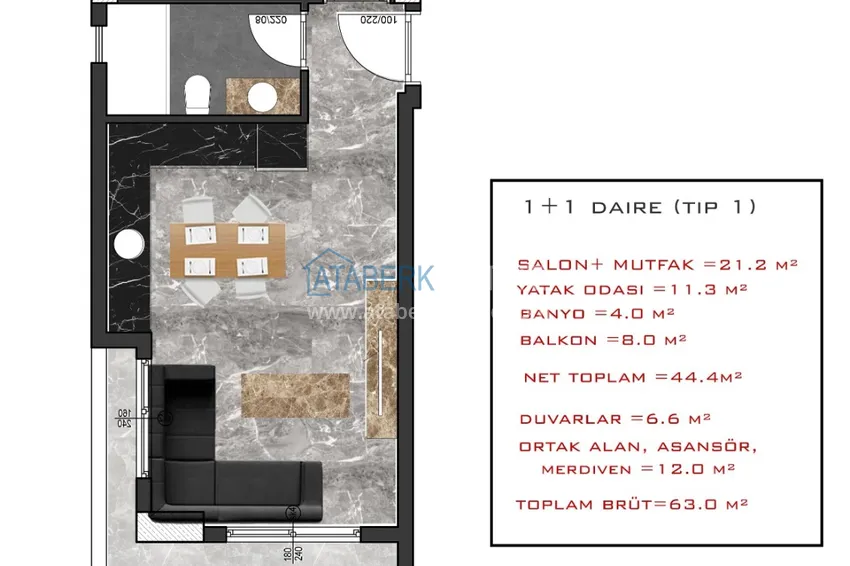 Kupuj taniej Rozpoczęcie sprzedaży! Nowy projekt poza planem w dzielnicy Avsallar 3 