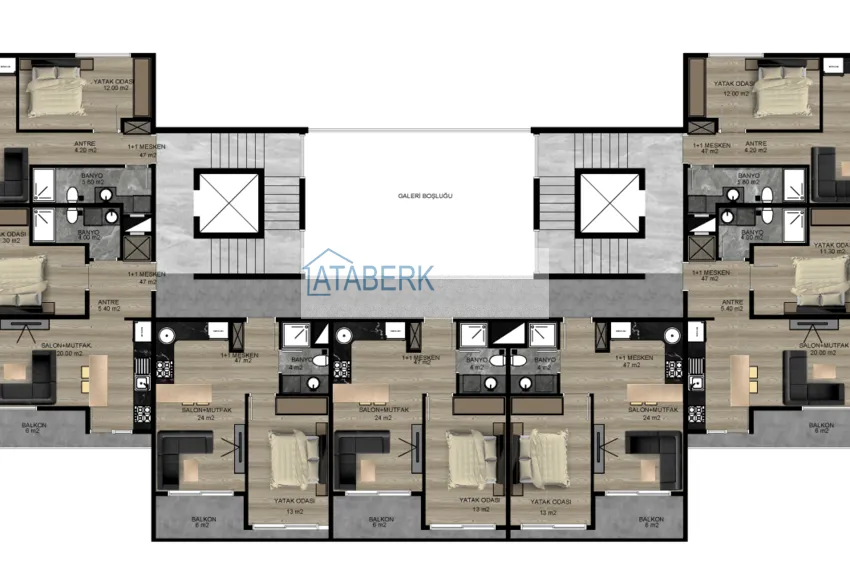 Kupuj taniej Apartament w dzielnicy Alanya — Mahmutlar w nowym kompleksie klasy komfortowej 1 
