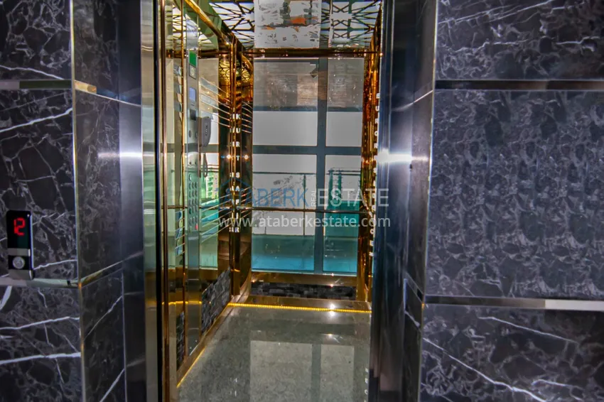 Apartament w Mahmutlar z meblami i widokiem na morze, przy plaży 16 