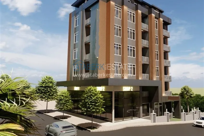 Apartamenty w centrum Alanyi - plaża Keykubat w nowym kompleksie mieszkalnym 3 