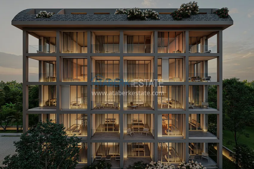 Nowy projekt kompleksu mieszkaniowego w rejonie Kargicak na II linii brzegowej 21 