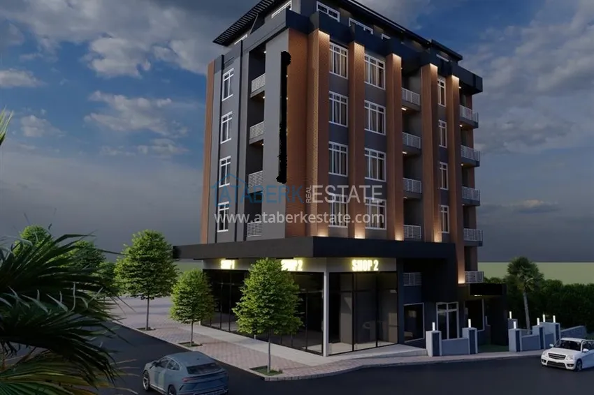 Apartamenty w centrum Alanyi - plaża Keykubat w nowym kompleksie mieszkalnym 4 