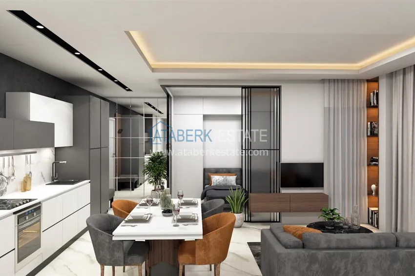 Kupuj Apartamenty od dewelopera w Alanyi - nowy kompleks mieszkalny w Oba, centrum 4