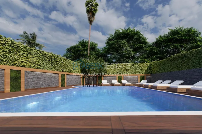 Apartamenty w centrum Alanyi - plaża Keykubat w nowym kompleksie mieszkalnym 10 