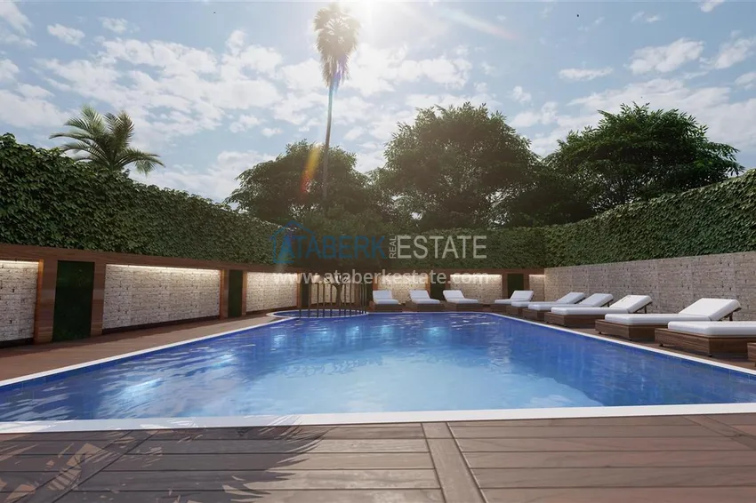 Apartamenty w centrum Alanyi - plaża Keykubat w nowym kompleksie mieszkalnym 11 