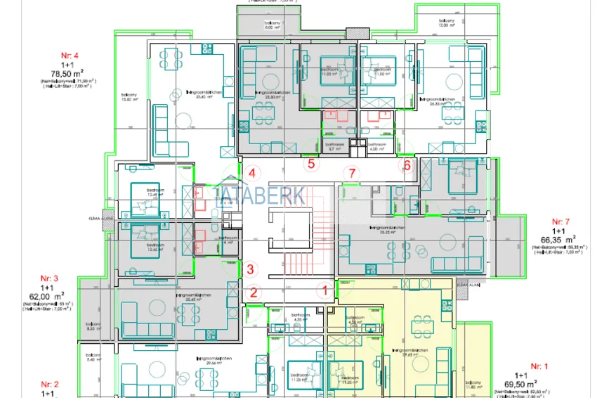 Kupuj taniej Apartamenty od dewelopera w centrum Alanyi w nowoczesnym kompleksie mieszkalnym  2 
