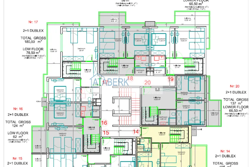 Kupuj taniej Apartamenty od dewelopera w centrum Alanyi w nowoczesnym kompleksie mieszkalnym  4 