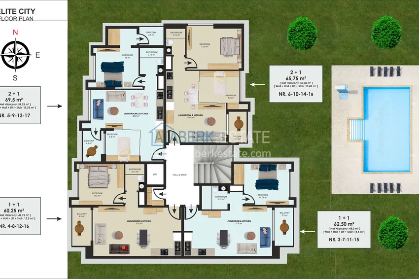 Kupuj taniej Apartamenty w centrum Alanyi - plaża Keykubat w nowym kompleksie mieszkalnym 2 