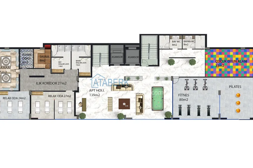 Kupuj taniej Nowy projekt kompleksu mieszkalnego z infrastrukturą hotelową w Gazipasa 4 