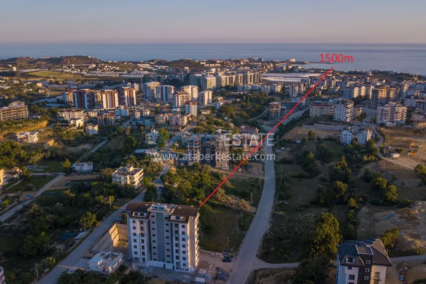 Mieszkanie w Avsallar od inwestora w kompleksie w końcowej fazie budowy 4 