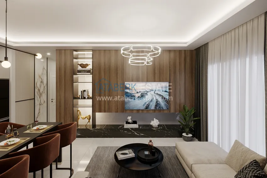 Kupuj  Apartament i penthouse w Alanyi - dzielnica Tosmur, od inwestora w kompleksie w trakcie budowy 5 