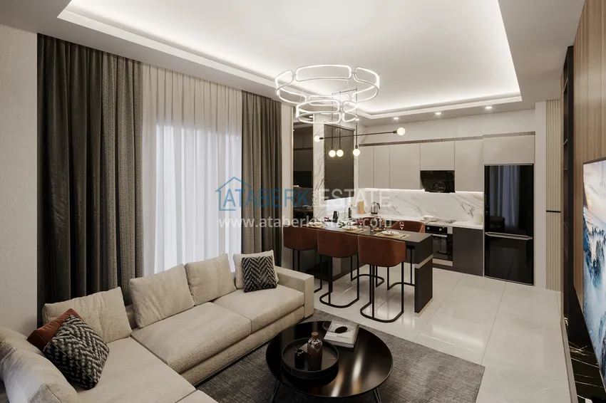 Kupuj  Apartament i penthouse w Alanyi - dzielnica Tosmur, od inwestora w kompleksie w trakcie budowy 7 
