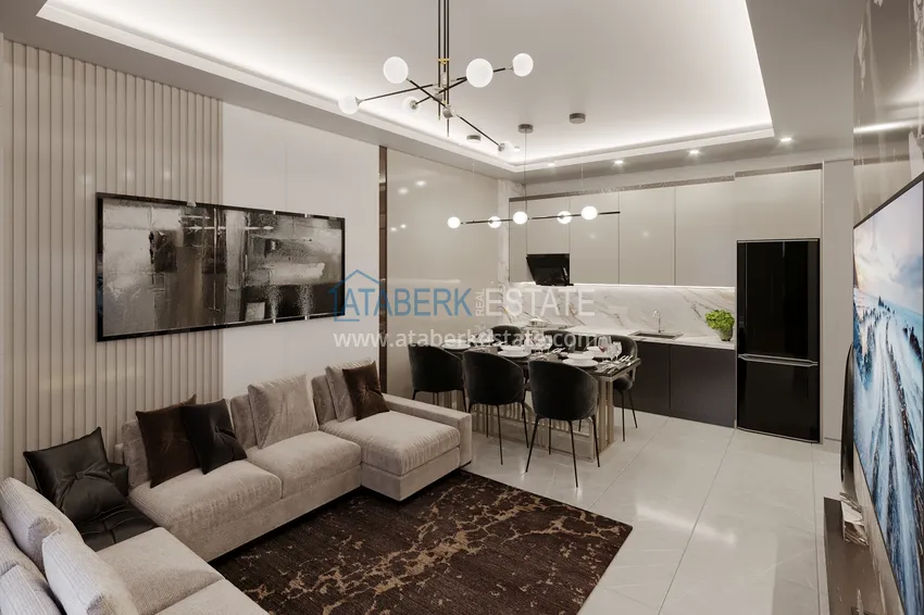 Kupuj  Apartament i penthouse w Alanyi - dzielnica Tosmur, od inwestora w kompleksie w trakcie budowy 10 