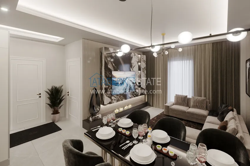Kupuj  Apartament i penthouse w Alanyi - dzielnica Tosmur, od inwestora w kompleksie w trakcie budowy 11 
