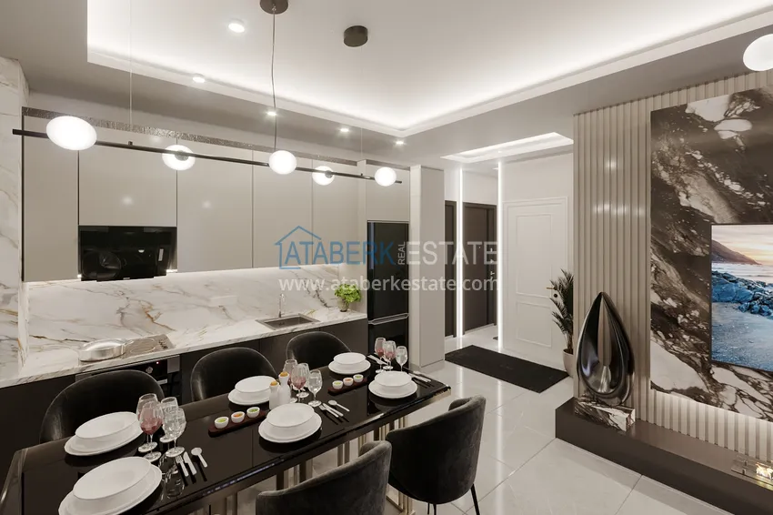 Kupuj  Apartament i penthouse w Alanyi - dzielnica Tosmur, od inwestora w kompleksie w trakcie budowy 12 