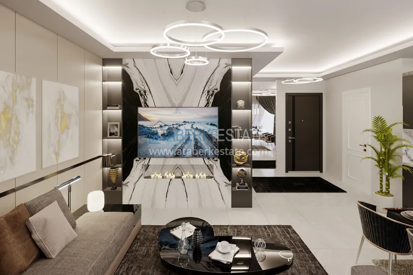 Kupuj  Apartament i penthouse w Alanyi - dzielnica Tosmur, od inwestora w kompleksie w trakcie budowy 23 
