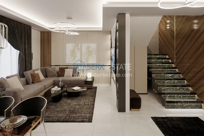 Kupuj  Apartament i penthouse w Alanyi - dzielnica Tosmur, od inwestora w kompleksie w trakcie budowy 28 