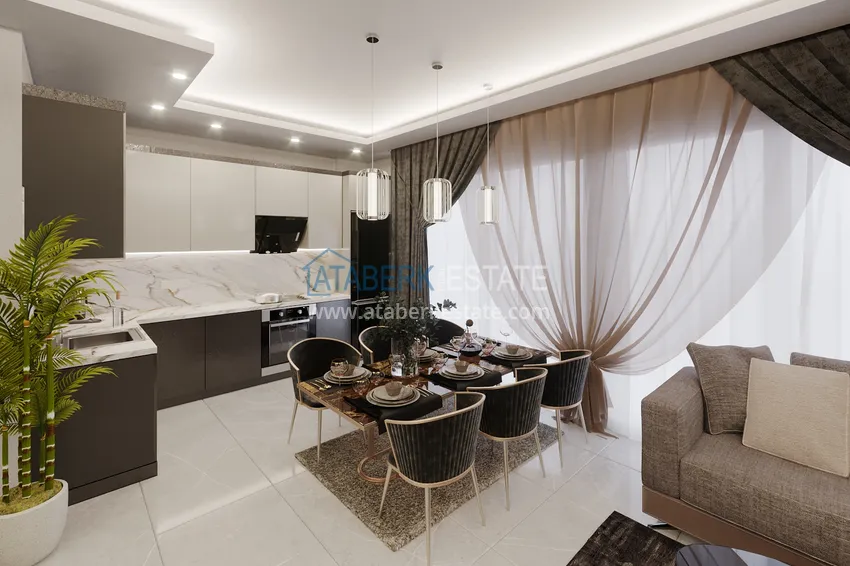 Kupuj  Apartament i penthouse w Alanyi - dzielnica Tosmur, od inwestora w kompleksie w trakcie budowy 29 