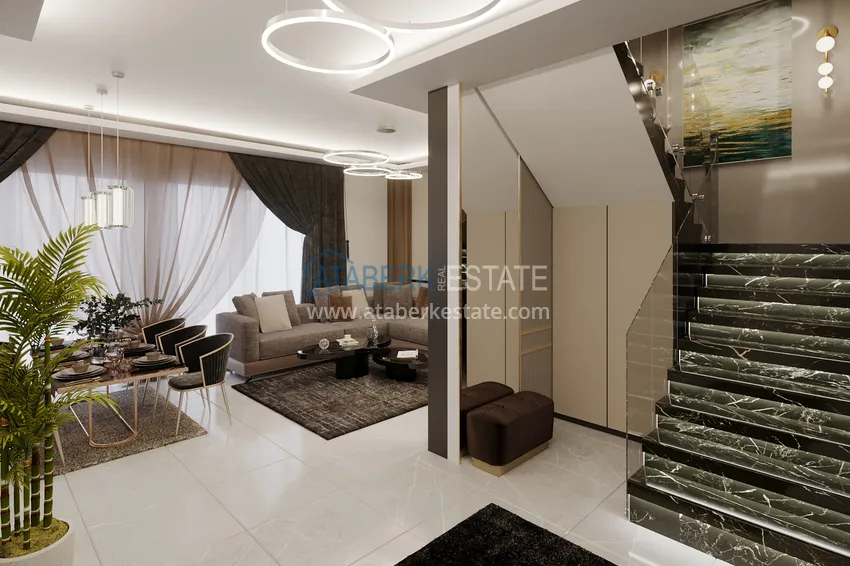 Kupuj  Apartament i penthouse w Alanyi - dzielnica Tosmur, od inwestora w kompleksie w trakcie budowy 30 