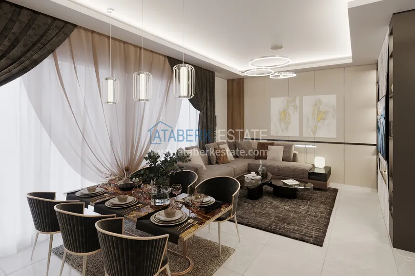 Kupuj  Apartament i penthouse w Alanyi - dzielnica Tosmur, od inwestora w kompleksie w trakcie budowy 31 