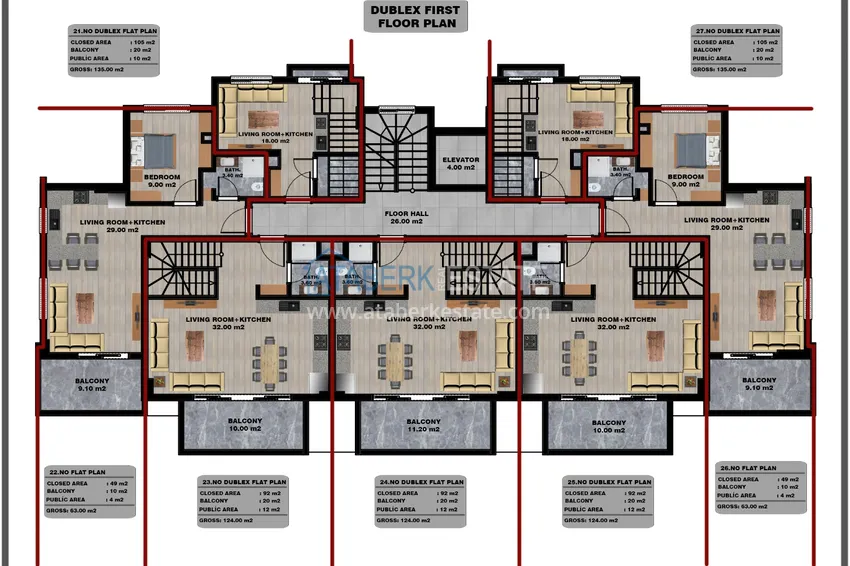 Kupuj taniej Apartament i penthouse w Alanyi - dzielnica Tosmur, od inwestora w kompleksie w trakcie budowy 2 