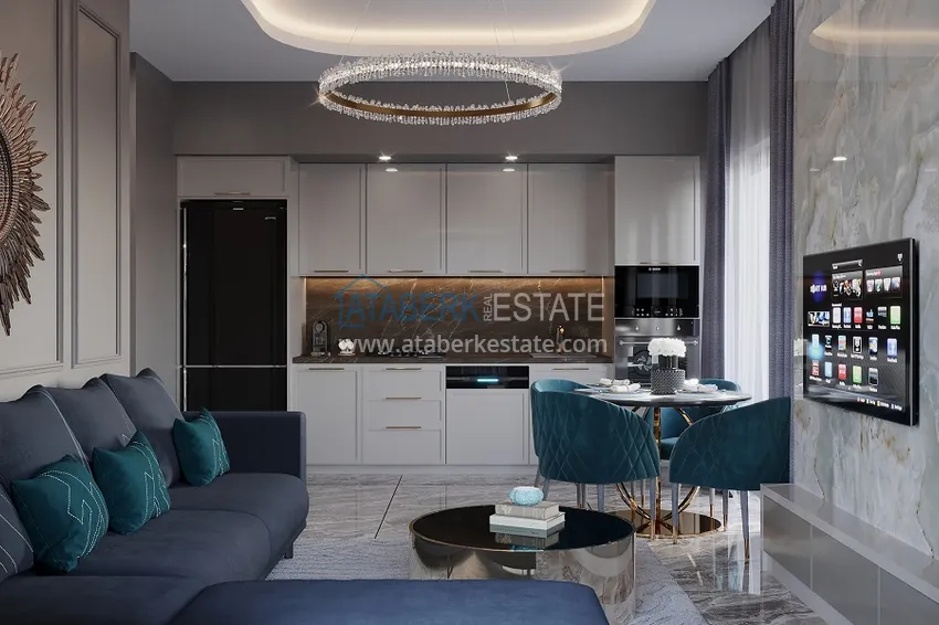 Kupuj  Nowy kompleks mieszkaniowy w dzielnicy Oba, Alanya. Apartamenty od dewelopera  1 
