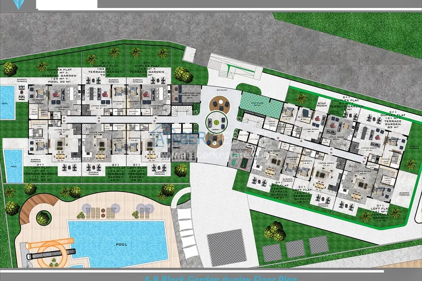 Kupuj taniej Nowy kompleks mieszkaniowy w dzielnicy Oba, Alanya. Apartamenty od dewelopera  3 