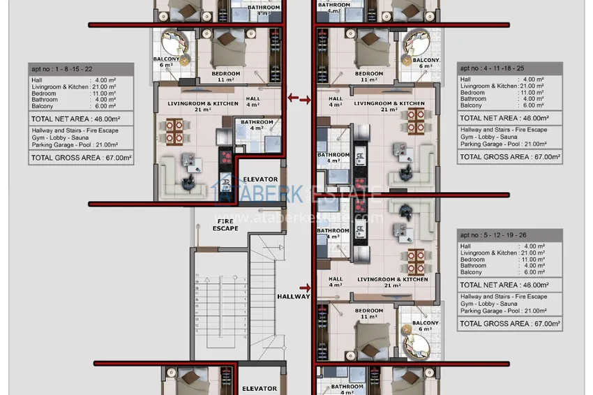Kupuj taniej Nowy kompleks mieszkalny w okolicy Oba! Apartamenty od dewelopera 6 