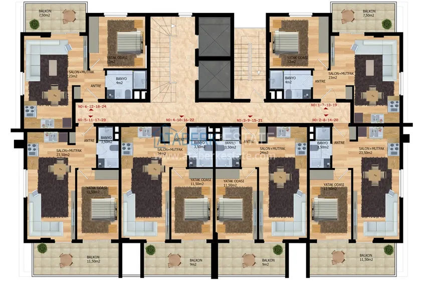 Kupuj taniej Komfortowy kompleks mieszkalny w Alanyi - centrum Mahmutlar  2 