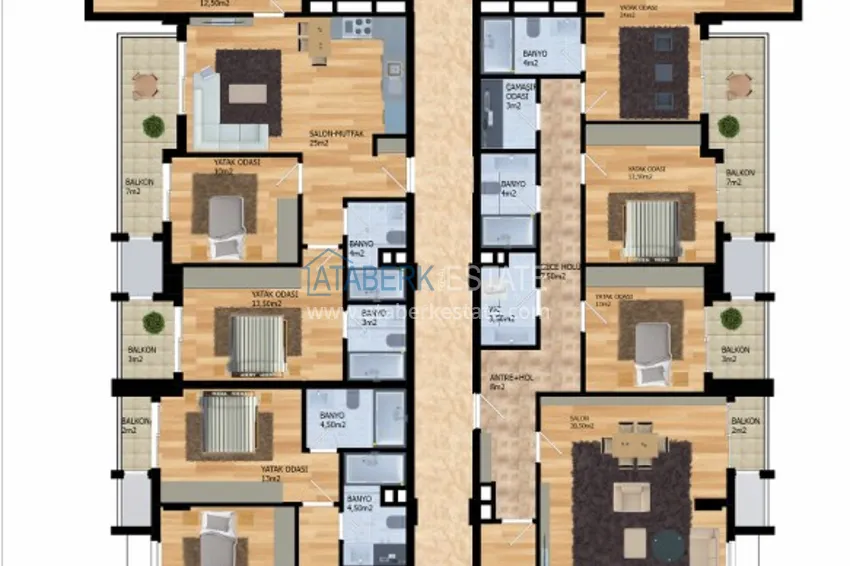 Kupuj taniej Apartamenty od dewelopera w Alanyi - nowoczesny kompleks mieszkalny w centrum Mahmutlar 2