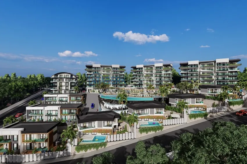 Nowy oryginalny projekt kompleksu mieszkalnego w dzielnicy Kargicak 1 