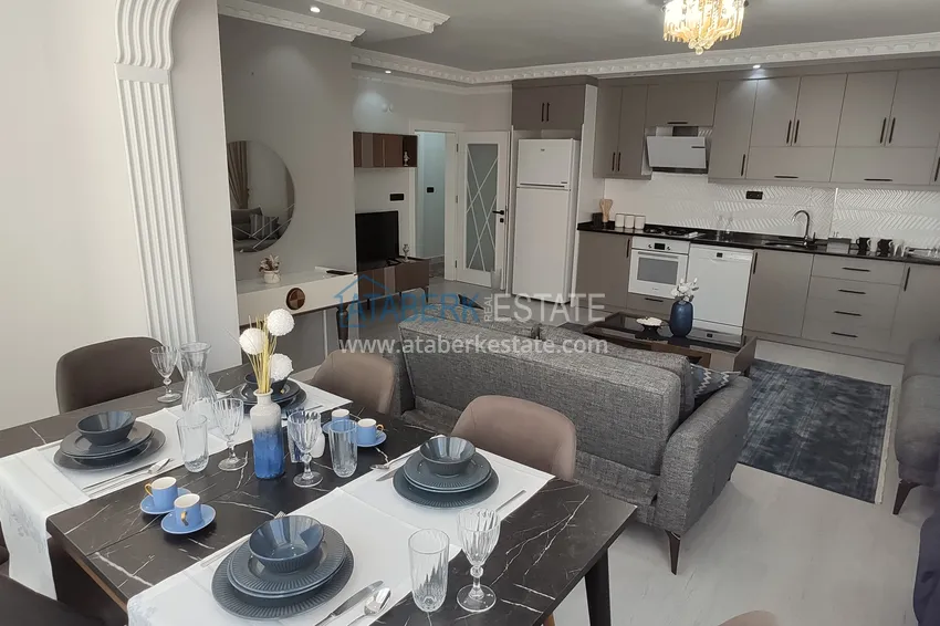 Kupuj  Dwupokojowe mieszkanie w Mahmutlar z meblami — drugi apartament przy plaży w przystępnej cenie 4 