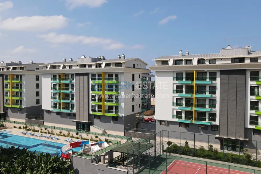 Nowy umeblowany apartament 1+1 z widokiem na morze — Kargicak, Alanya, od właściciela 4 