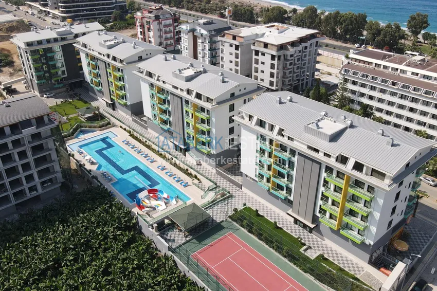 Nowy umeblowany apartament 1+1 z widokiem na morze — Kargicak, Alanya, od właściciela 5 