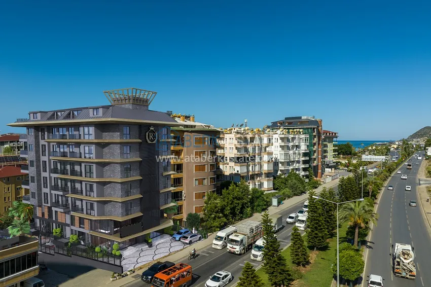 Nowy kompleks mieszkalny w centrum Alanyi, plaża Kleopatra - apartamenty od dewelopera  7 