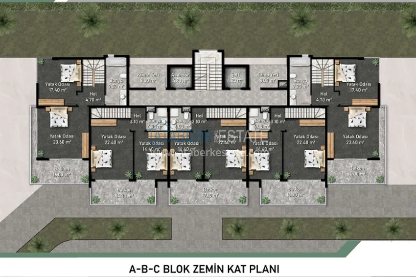 Kupuj taniej Nowy oryginalny projekt kompleksu mieszkalnego w dzielnicy Kargicak 4 