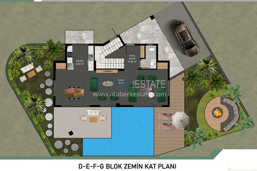 Kupuj taniej Nowy oryginalny projekt kompleksu mieszkalnego w dzielnicy Kargicak 7 