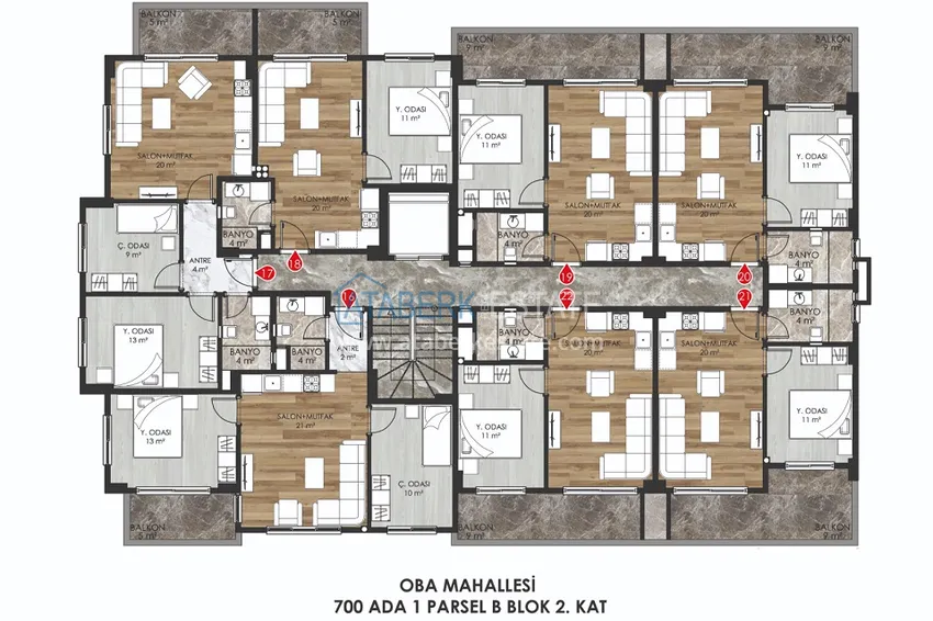 Kupuj taniej Apartamenty od dewelopera w nowym kompleksie butikowym - dzielnica Oba, Alanya 2 