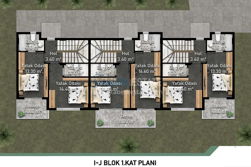 Kupuj taniej Nowy oryginalny projekt kompleksu mieszkalnego w dzielnicy Kargicak 10 