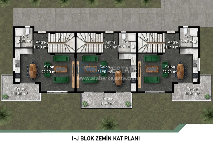 Kupuj taniej Nowy oryginalny projekt kompleksu mieszkalnego w dzielnicy Kargicak 11 