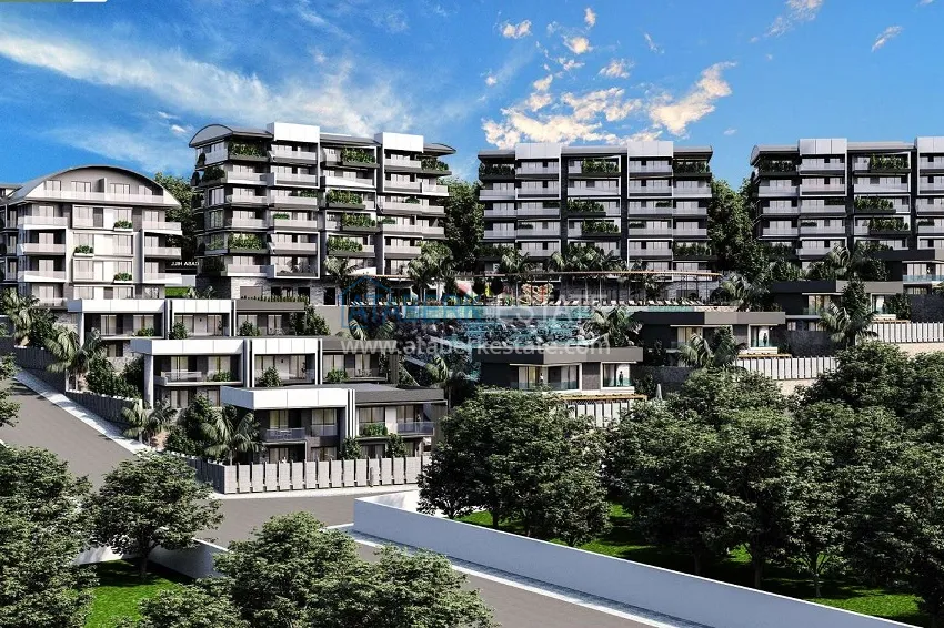 Nowy oryginalny projekt kompleksu mieszkalnego w dzielnicy Kargicak 5 