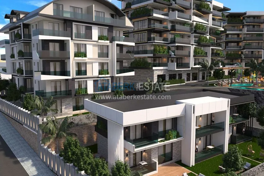 Nowy oryginalny projekt kompleksu mieszkalnego w dzielnicy Kargicak 10 