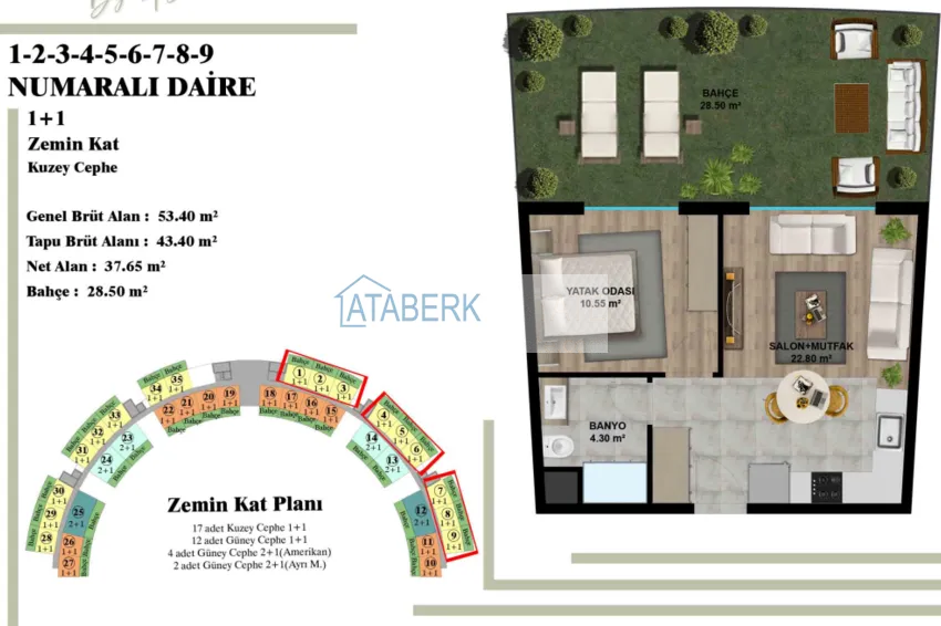 Kupuj taniej Kompleks mieszkaniowy typu hotelowego w budowie w Antalya — Altintash! Apartamenty bezpośrednio od niezawodnego dewelopera 1 
