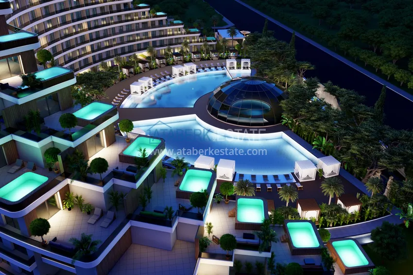 Kompleks mieszkaniowy typu hotelowego w budowie w Antalya — Altintash! Apartamenty bezpośrednio od niezawodnego dewelopera 15 