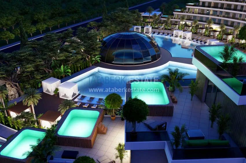 Kompleks mieszkaniowy typu hotelowego w budowie w Antalya — Altintash! Apartamenty bezpośrednio od niezawodnego dewelopera 16 