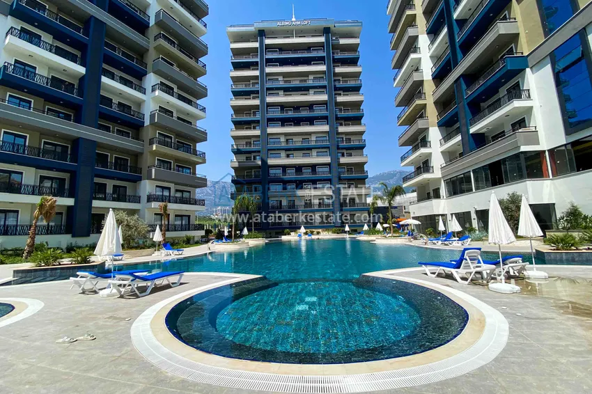 Jednopokojowe mieszkanie do wynajęcia krótkoterminowego w Mahmutlar — Alanya, w kompleksie hotelowym A3 2 