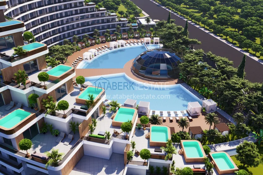 Kompleks mieszkaniowy typu hotelowego w budowie w Antalya — Altintash! Apartamenty bezpośrednio od niezawodnego dewelopera 3 